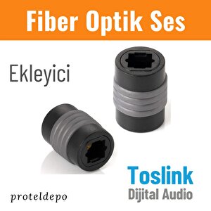 Irenis Fiber Optik Toslink Ses Kablo Ekleyici, Uzatma, Dişi/dişi