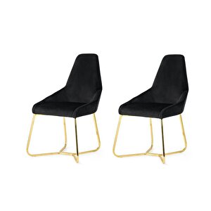 Lara Royal High Gloss Yemek Masa Sandalye Takımı 90x160 cm