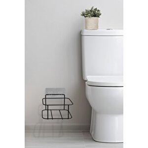 Okyanus Home Siyah Eko Magic Askılı Kare Mina Çöp Kovası