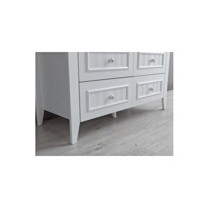 Yalı Modern Çekmeceli Aynalı Şifonyer 110*45*165