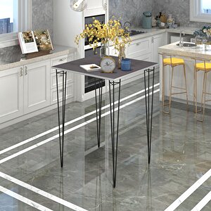 Knsz Yemek Masası Hemdem Grisyh 105*060*060 Mutfak Ofis Çalışma Gri