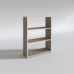 Klasörlük Raflı Ilkutay Crd 105x80x30 Kitaplık Ofis Arkalıksız Cordoba