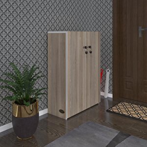 Ayakkabılık Ayakkabı Dolabı Kilitli Gutan Crd 100*70*32 Kapaklı Ofis Dolabı Cordoba