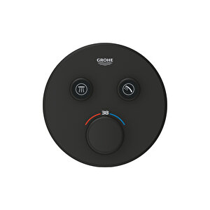 Grohtherm Smartcontrol Çift Yönlü Ankastre Termostatik Duş Bataryası Phantom Black - 29507kf0