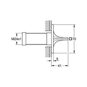 Allure Ankastre Stop Valf - 19334gn1
