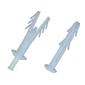 Made Plasti̇k Çi̇vi̇li̇ Korni̇ş Dübeli̇ 7 Mm Extra 1 Paket- 100 Adet