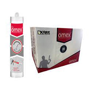 Omex Si̇li̇koni̇ze Masti̇k 450 Gr Beyaz 30 Adet