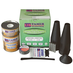 Tamer 3x70+35 Bakır İletkenler İçin Reçineli Kablo Ek Muf E1 37035