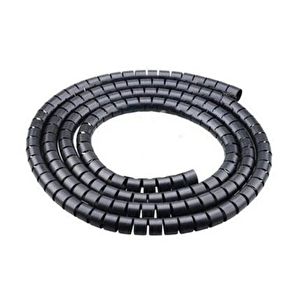 Kablo Toplama Spirali 25'lik Siyah 1 Metre