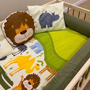 Mia Montessori Uyku Seti Yatak Örtüsü - 100x200 Cm Çok Renkli