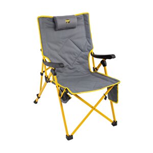 Comfort 3 Kademeli Katlanabilir Kamp Sandalyesi Sarı