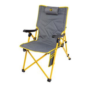 Comfort 3 Kademeli Katlanabilir Kamp Sandalyesi Sarı