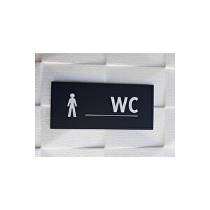 Simple Serisi Erkek Wc Yönlendirme Kapı İsimliği