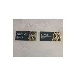 Luxury Mat Antrasit Seri Wc Yönlendirme Seti