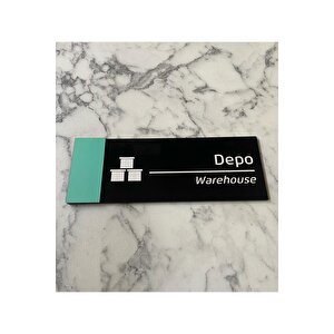Klasik Seri (depo) Nil Yeşili Kapı Isimliği