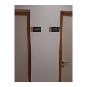 Meşe Serisi Pleksi Wc Yönlendirme Seti