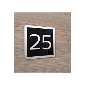 Daire Kapı Ve Birim Numarası - Ofis Numaraları 12x12cm