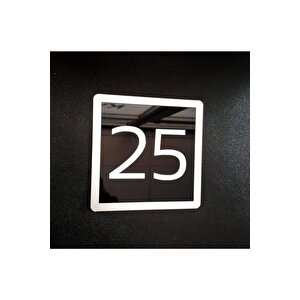 Daire Kapı Ve Birim Numarası - Ofis Numaraları 12x12cm