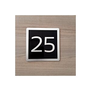 Daire Kapı Ve Birim Numarası - Ofis Numaraları 12x12cm