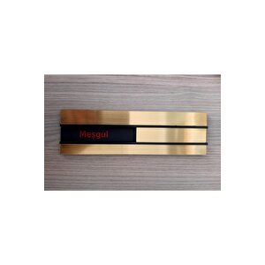 Satine Gold Özel Seri Meşgul & Müsait Levhası