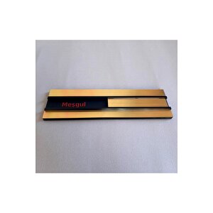 Satine Gold Özel Seri Meşgul & Müsait Levhası