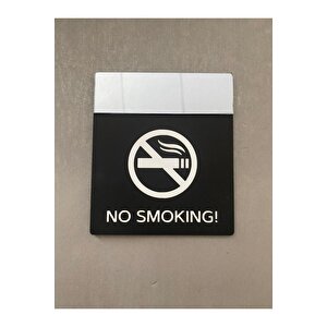 Füme Aynalı Sigara Içilmez Uyarı Tabelası