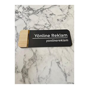 Meşe Serisi Özelleştirilebilir Kapı İsimliği
