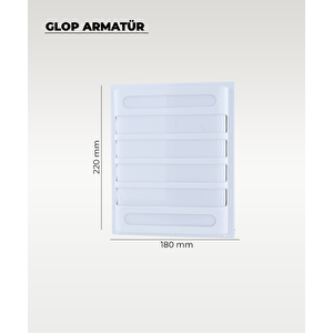 30w Komet Led Armatür Beyaz Kasa 3200k Sarı Işık