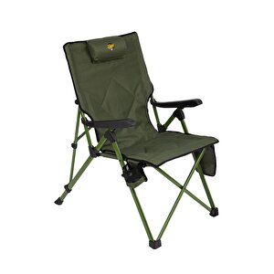 Comfort 3 Kademeli Katlanabilir Kamp Sandalyesi - Haki