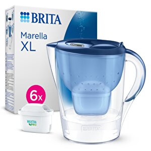 Brita Marella Xl 6x Maxtra Pro All-in-1 Filtreli Su Arıtma Sürahisi – Mavi (3,5l)