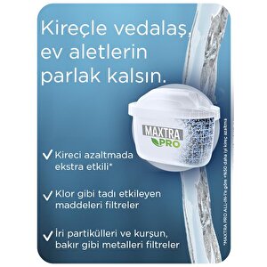 Brita Maxtra Pro Kireç Uzmanı Yedek Su Arıtma Filtresi, 2’li