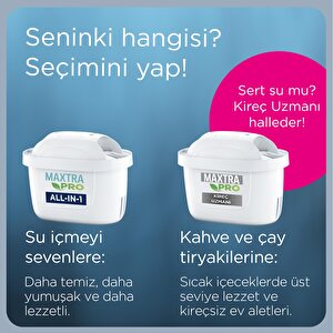 Brita Maxtra Pro All-in-1 Yedek Su Arıtma Filtresi, 10’lu