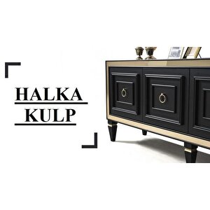 5 Adet Halka Sarkaç Antik Bakır Tek Vidalı Mobilya Kulp Düğme