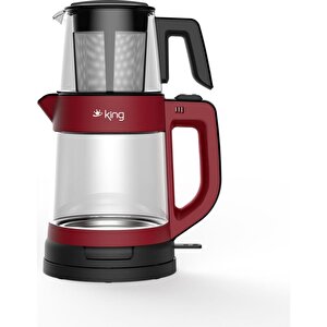 Kcm330 Teapro 1800 W Kırmızı Cam Çay Makinesi