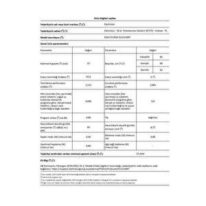 Electrolux Esa47210sw E Enerji Sınıfı 13 Kişilik 10 Programlı Bulaşık Makinesi Beyaz