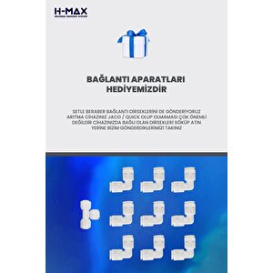 H-max 75 Gpd Membranlı Kapalı Kasa Su Arıtma Cihazı 6'lı Filtre Seti - 0057