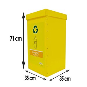 5’li Geri Dönüşüm Kutusu - Sıfır Atık Kutusu Set