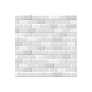 Beyaz Yapışkanlı Folyo Tuğla Görünmlü Masa Dolap Raf Tezgah Arası Kaplama Folyosu 0347 45x500 cm 