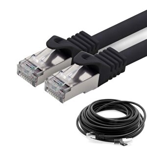 Irenis 5 Metre Cat7 Kablo S/ftp Lszh Ethernet Network Lan Ağ Kablosu Siyah
