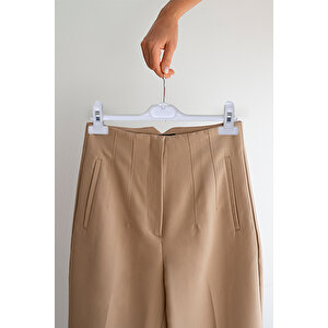 2'li Kişiye Özel İsim Etiketli Askı Seti - Dolap İçi Düzenleyici Mandallı Pantolon Etek Askısı - Döner Başlıklı Askı Beyaz