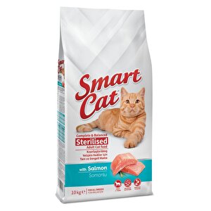 Smart Cat Sterilised Somonlu Kısırlaştırılmış Kedi Maması 10 Kg