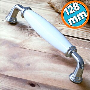 Porselen Beyaz 128 Mm Kulplar Mobilya Mutfak Dolabı Çekmece Dolap Kapak Kulpu Kulbu