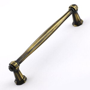 Mobilya Kulp Mutfak Dolabı Çekmece Dolap Kulpları Kapak Kulpu Kulbu Antik Sarı 128 Mm Metal