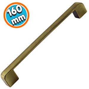 Mobilya Banyo Mutfak Dolabı Çekmece Kapı Dolap Kapak Kulpu Kulbu Metal 160 Mm Antik Sarı