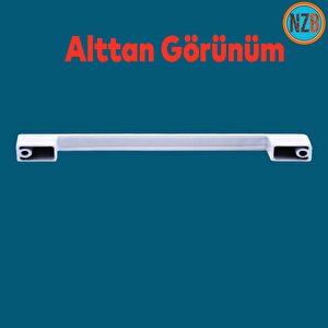 Mobilya Banyo Mutfak Dolabı Çekmece Dolap Kapak Kulpu Kulbu 128 Mm Metal Kulp Beyaz
