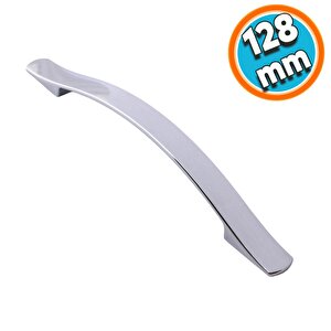 Mobilya Banyo Mutfak Dolabı Çekmece Dolap Kapak Kulpu Düz Metal Kulp Kulbu Kulpu 128 Mm Krom