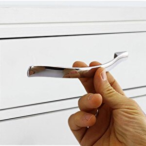 Mobilya Banyo Mutfak Dolabı Çekmece Dolap Kapak Kulpu Düz Metal Kulp Kulbu Kulpu 128 Mm Krom