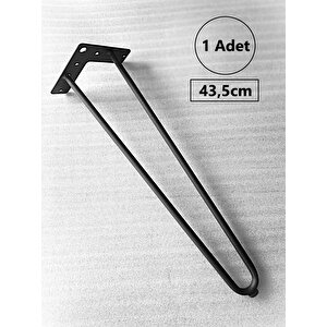 1 Adet-43,5cm Metal Firkete Ayak,sehpa Ayağı, Zigon Sehpa Ayağı