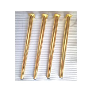 4 Adet-metal Konik Ayak-masa Ayağı-gold Renk-73.5cm-(açili Ayak!)(boru Çapi 5.1cm)