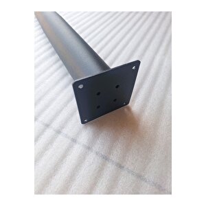 4 Adet-60cm Metal Konik Ayak-masa Ayağı-siyah Renk(çap: 5,1cm)